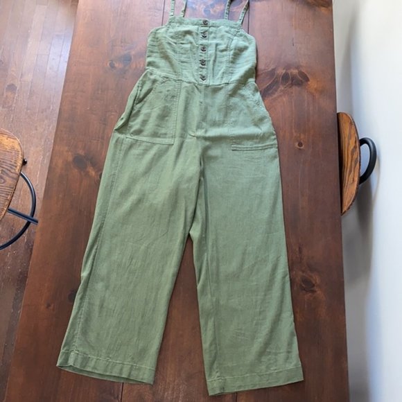 Old Navy Linen Button Front Cami Jumpsuit, S - Picture 13 of 14